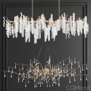 Shiro & Serip Branching Chandelier