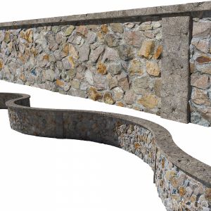 Ultra Realistic Stone Fence