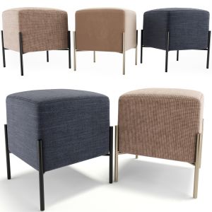 Square Modern Ottoman Footstool