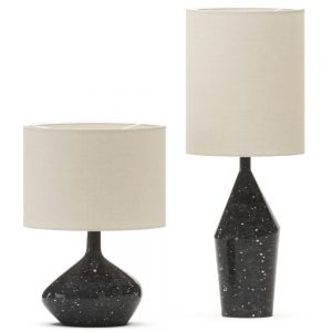 Asymmetry Ceramic Table Lamps - West Elm