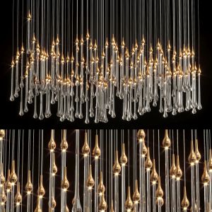 Glockiny Tear Drop Chandelier