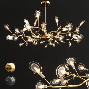 Modern Firefly Chandelier White