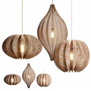 Regency Seagrass Pendant Lamp