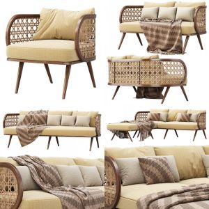 Victoria Wooden Rattan Furniture Collection_Vol.6