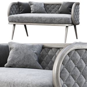 Victoria Velour Two-seater Restaurant Sofa Vc16