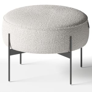 Kardiel - Dot Fabric Ottoman