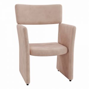 Homary-upholstered Velvet Accent Chair