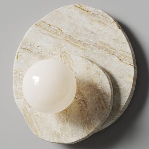 Cb2 - Astr White Onyx Wall Sconce