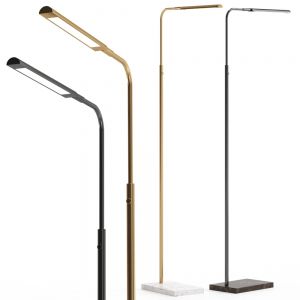 Marble Task Led Floor Lamp