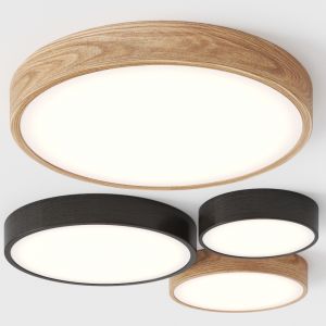 Ceiling Light Plafonnier En Bois Fin En Forme De