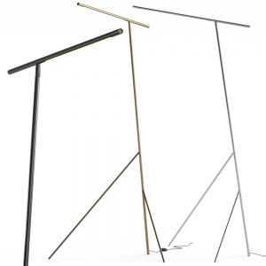 Mattia Floor Lamp Steel Brass By Serax