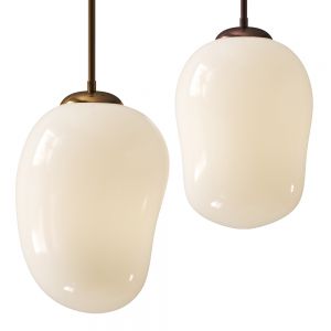 Vette Organic Glass Pendant Light