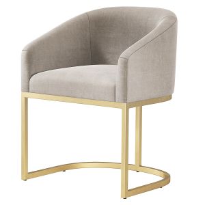 Restoration Hardware Emery Barrelback Slope Chair