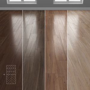 Parquet 4 Colors Linear Herringbone Chevron Setq11