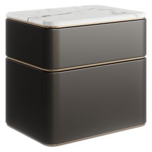 Fendi Lambert Side Table Marble