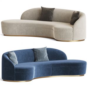 Otium Curved Sofa Capital Collection