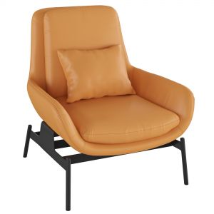 Homary-orange Accent Chair