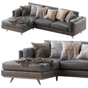 Zander 2 Piece Chaise Sectional