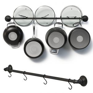 Hanging Rack Pans Set