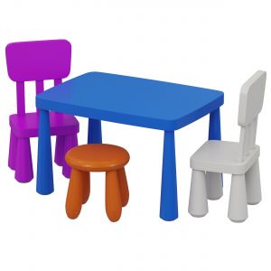 Ikea Mammut Stool Chair Table