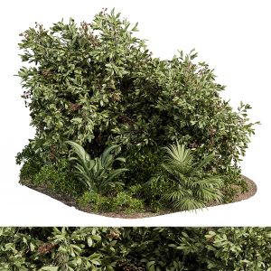 Garden Set Tree And Bush - Garden Set 25