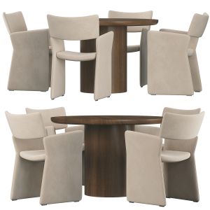 Crown Easy Chair By Massproduction Dining Table