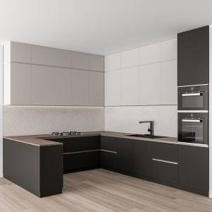 Kitchen Modern - Black And White 57