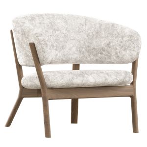 Roundish armchair