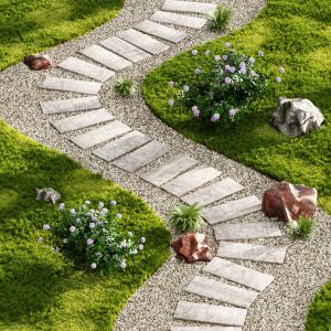 Stepping Stone Designs Decorative Floor Grass 04