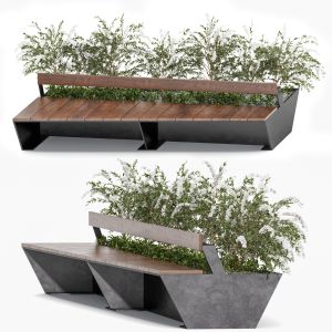 Street Furniture Zano Penrose Bench01