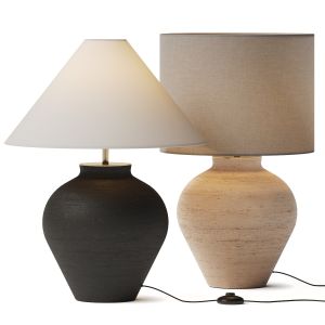 Crate & Barrel Corfu Cream Table Lamp