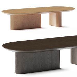 Oases Clay Furniture Organic Coffee Table