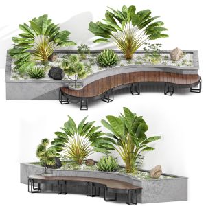 ‏wooden Modern Trendy Design Round Curved Garden