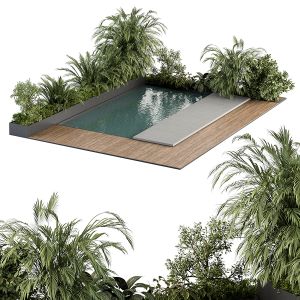 Backyard And Landscape Furniture With Pool 04