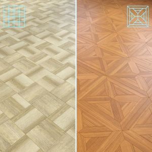 Parquet - Laminate - Wooden Floor 2 In 1