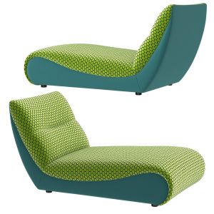 Roche Bobois Temps Calme Outdoor Fabric Sun Lounge