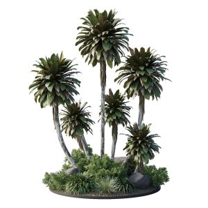 Outdoor Garden Set Bush And Tree Garden Set 122