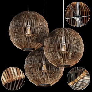 Lamp Sphere Rattan N1