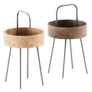 Masha Cork Side Table Halmar