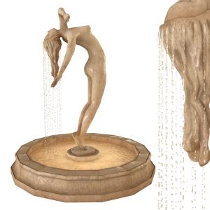 Girl Statue Fountain (water Feature)