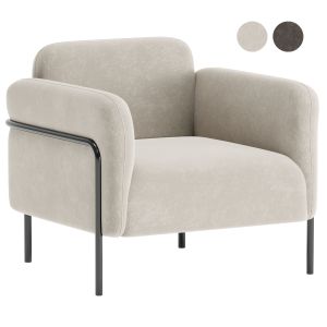 Fauteuil In Fluweel Alistair Armchair