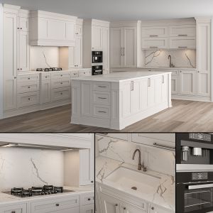 Kitchen Neoclassic - White Set 51