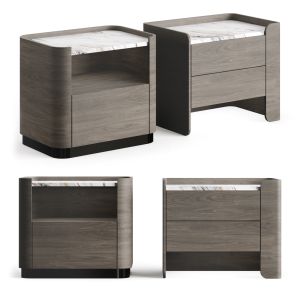 Echo Wood Bedside Table Luxlucia Casa