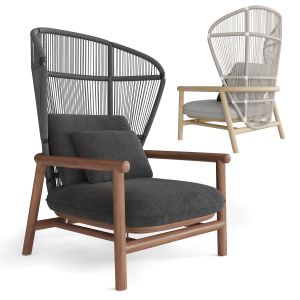 Gloster-fern Highback Outdoor Armchair