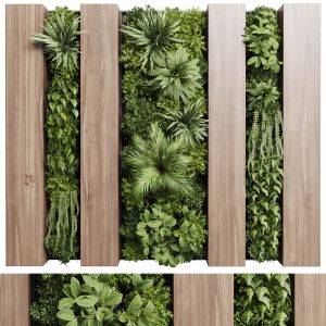 Vertical Graden Wall Decor Box Plants Set Partitio