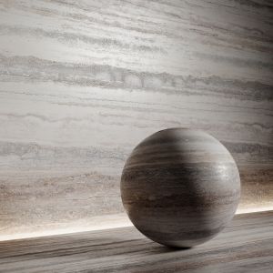 Stone Material, Travertine 6, Pbr, Seamless