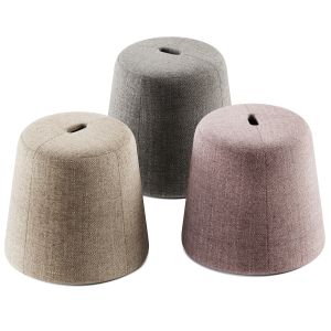 Ron Upholstered Pouf By Softline