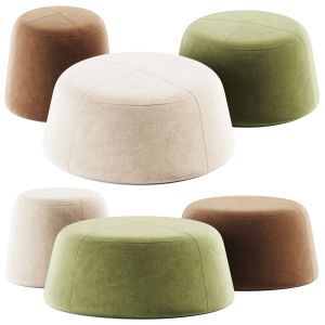 Fuji Round Pouf By Mdf Italia