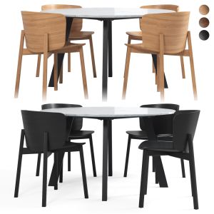 Buddy Chairs Right-round Table