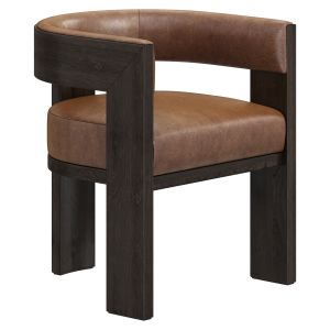 Restoration Hardware Elgin Leather Dining Chair